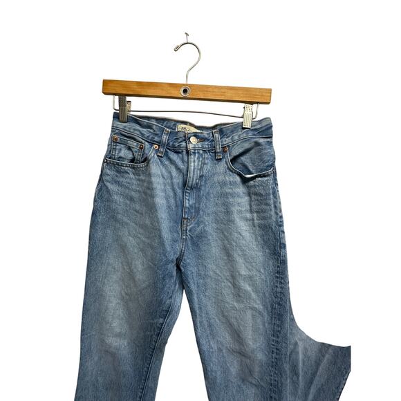 Set of 2 Madewell 90s Straight Medium Wash Women High Waist Jeans 26 - Picture 3 of 10